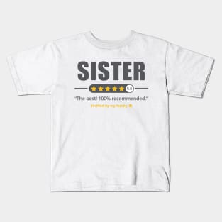 Five Stars Sister v2 Kids T-Shirt